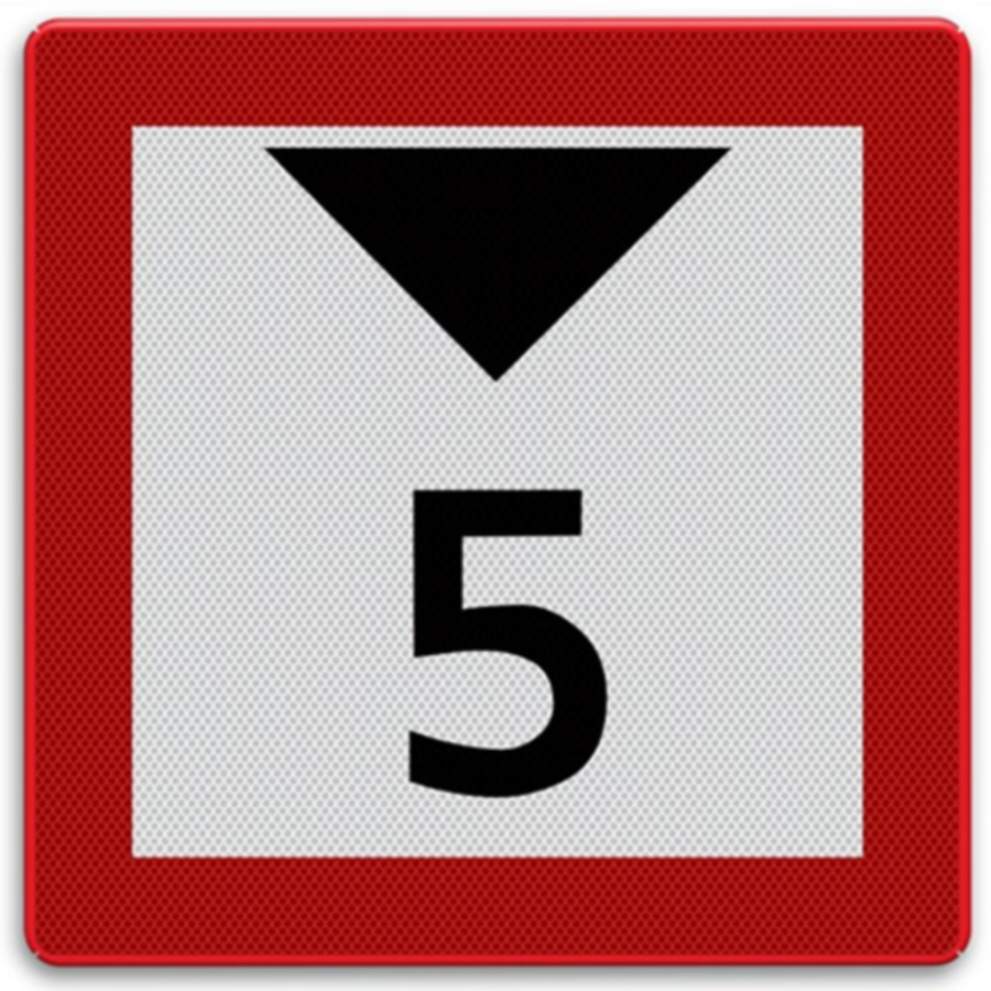 Shipping sign C.2 - Limited vertical clearance