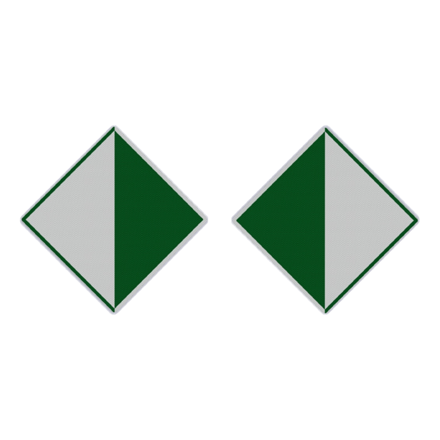 Shipping sign D.2 - Recommendation to sail within the indicated boundary Shipping sign D.2 - Recommendation to sail within the indicated boundary