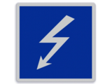 Shipping sign E.2 - High voltage line