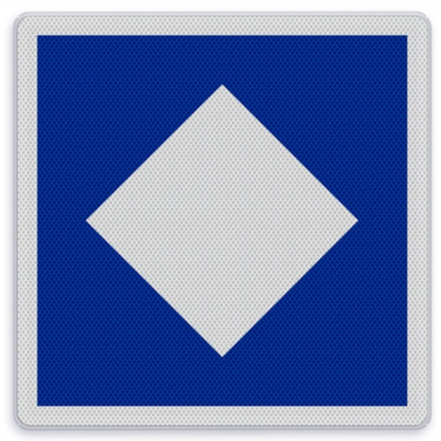 Shipping sign E.5.12 - Berths for non-cone vessels Shipping sign E.5.12 - Berths for non-cone vessels