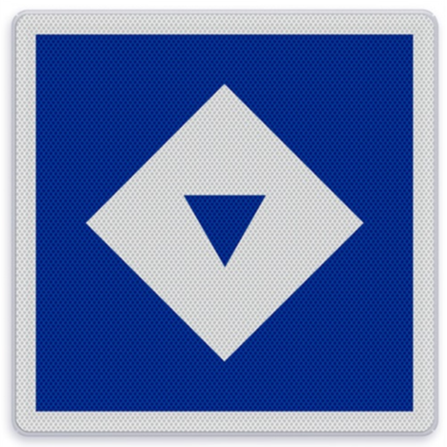 Shipping sign E.5.13 - Berths for ships with one cone