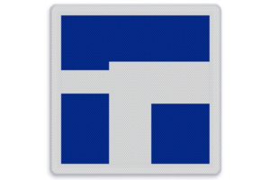 Shipping sign E.9f - Indication of main and secondary fairway (s) Shipping sign E.9f - Indication of main and secondary fairway (s)