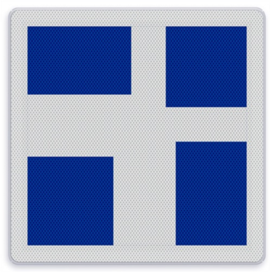 Shipping sign E.9i - Indication of main and secondary fairway (s) Shipping sign E.9i - Indication of main and secondary fairway (s)