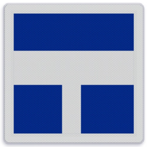 Shipping sign E.10b - Indication of secondary and main fairway(s)