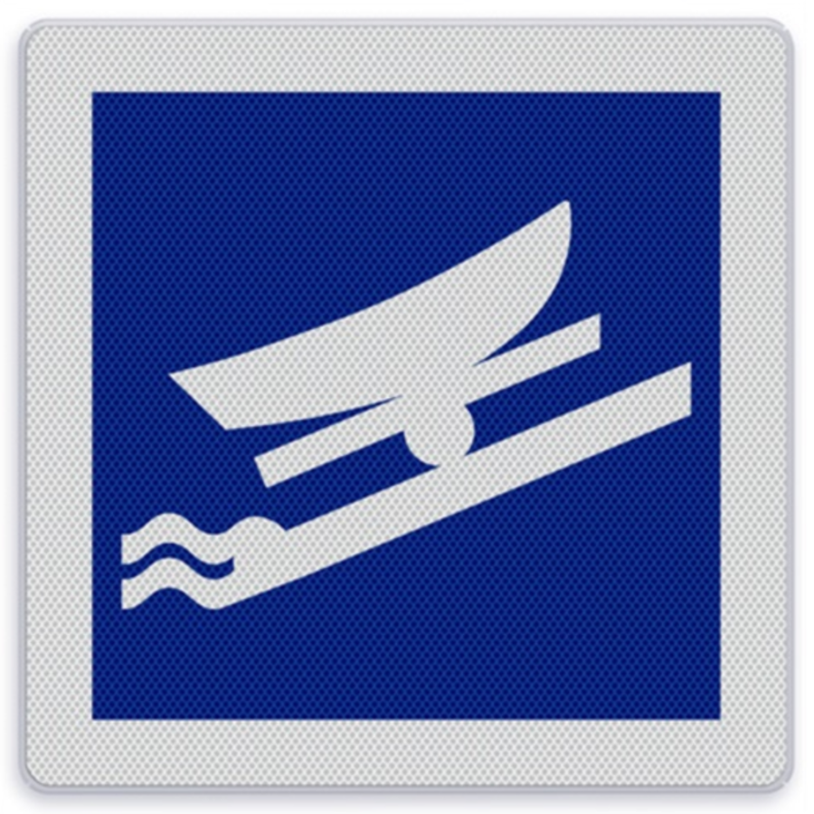 Shipping Sign E.22 - Launching or hauling out allowed