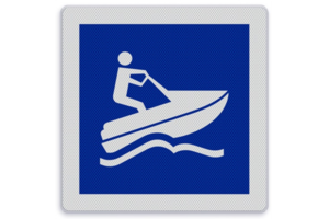 Shipping sign E.24 - Water scooter allowed