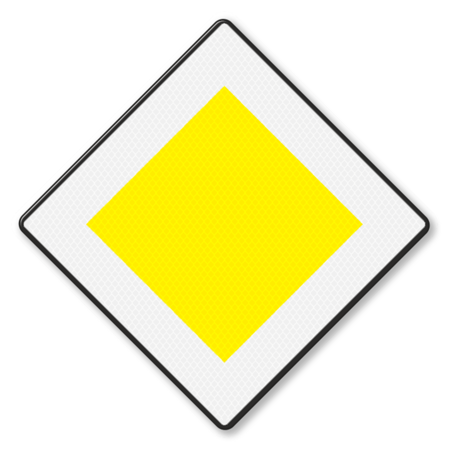 Traffic sign RVV B01 - Priority road Traffic sign RVV B01 - Priority road