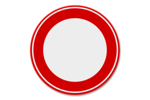 Traffic sign RVV C01 - Forbidden to drive in