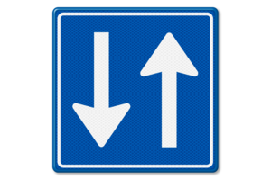 Traffic sign RVV C05 - Drive in allowed Traffic sign RVV C05 - Drive in allowed