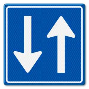 Traffic sign RVV C05 - Drive in allowed