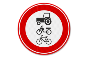 Traffic sign RVV C09 Traffic sign RVV C09