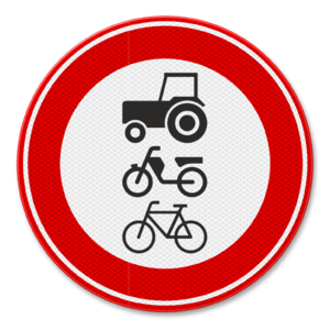 Traffic sign RVV C09 Traffic sign RVV C09