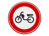 Traffic sign RVV C13 - Forbidden for mopeds