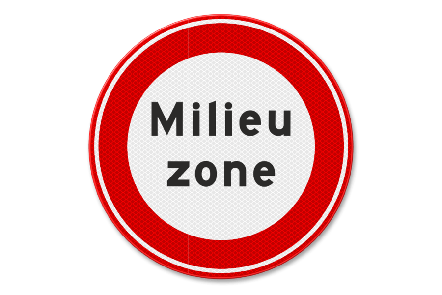 Traffic sign RVV C22a - Begin environmental zone