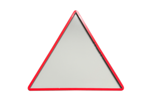 Road narrows sign - Traffic sign RVV J17