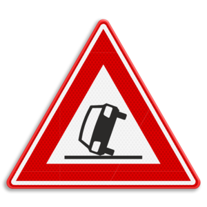 Traffic sign RVV J34 - Warning for accidents