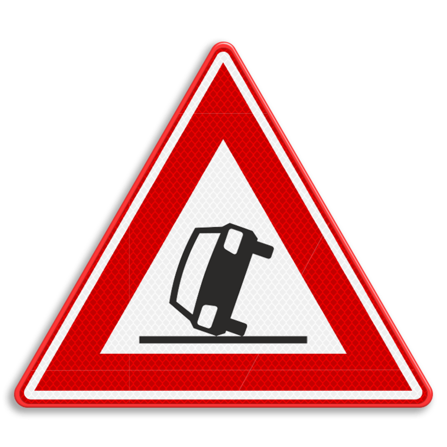 Verkeersbord RVV J34 - Waarschuwing ongeval Verkeersbord RVV J34 - Waarschuwing ongeval