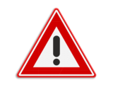 Verkeersbord RVV J37 - Waarschuwing voor gevaar
