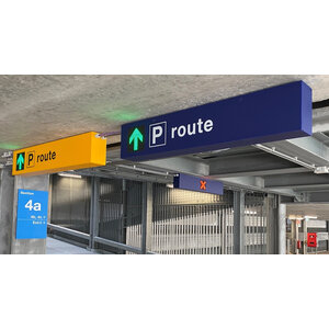 Dynamic Parking Route Signs