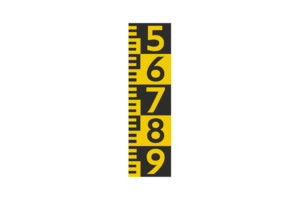 Scheepvaartbord G.5.1 Hoogteschaal Scheepvaartbord G.5.1 Hoogteschaal