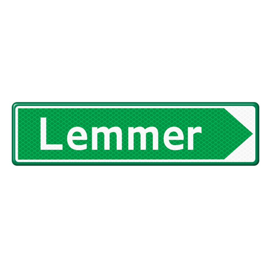 Shipping Sign H.2.1b - Decision indication for waterway or place