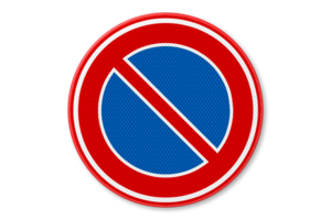 Traffic sign RVV E01 - No parking