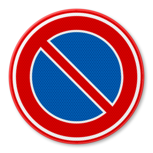 Traffic sign RVV E01 - No parking