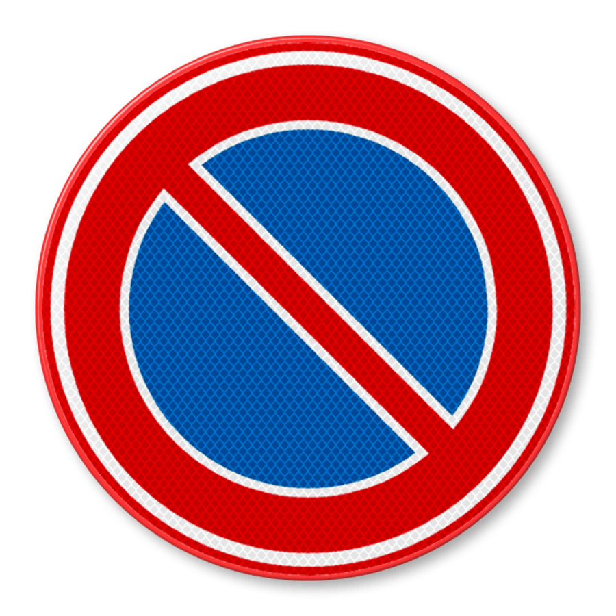 Traffic sign RVV E01 - No parking