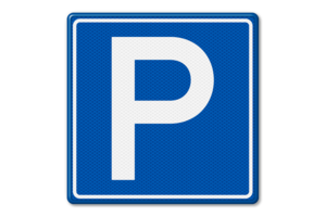 Traffic sign RVV E04 - Parking permitted Traffic sign RVV E04 - Parking permitted