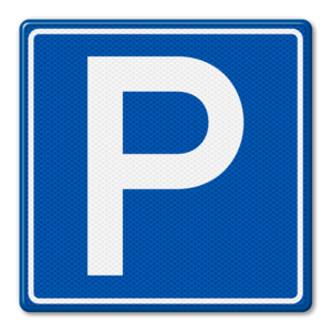 Traffic sign RVV E04 - Parking permitted Traffic sign RVV E04 - Parking permitted