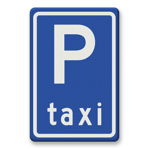 Traffic sign RVV E05 - Parking place taxi Traffic sign RVV E05 - Parking place taxi