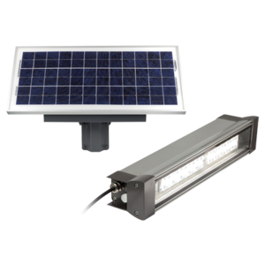 Solar LED Aanstraalverlichting 30 cm | Solar set 20 Watt