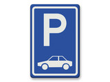 Traffic sign RVV E08 - Parking cars