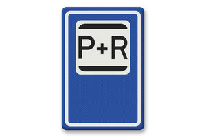 Verkeersbord RVV E12 - Park & ride Verkeersbord RVV E12 - Park & ride