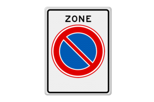 Traffic sign RVV E01zb - Start no parking zone