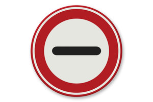 Verkeersbord RVV F10 - Stoppen Verkeersbord RVV F10 - Stoppen