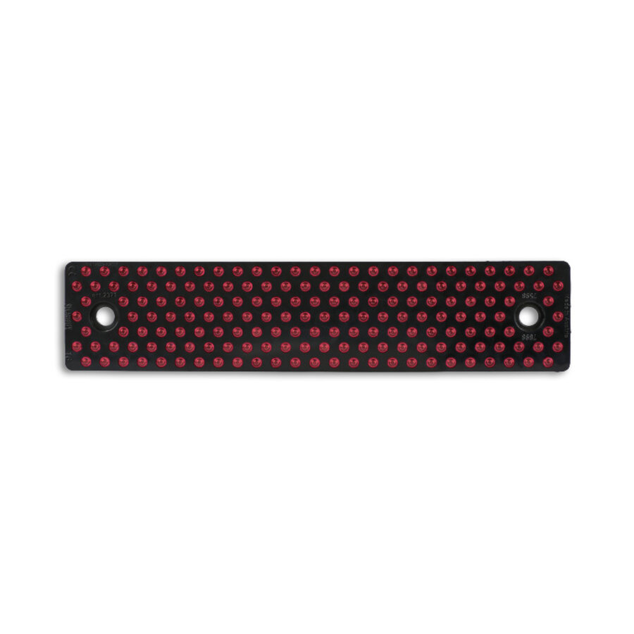 Swareflex roadside delineator reflector white 18 x 4 cm. (171 glass beads) Swareflex roadside delineator reflector white 18 x 4 cm. (171 glass beads)