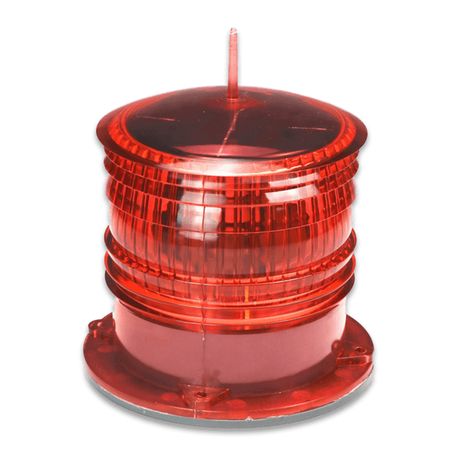 Solar LED Navigatielamp rood Solar LED Navigatielamp rood