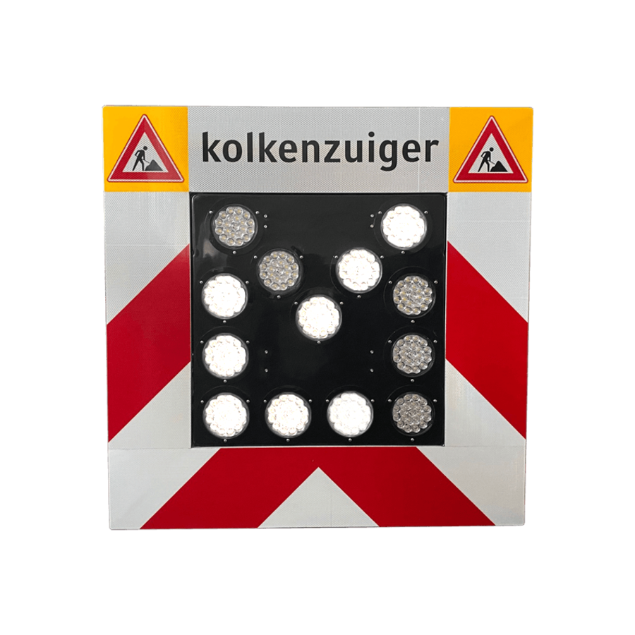 Actieframe 100x100 cm met LED pijl
