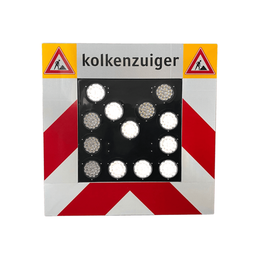 Actieframe 100x100 cm met LED pijl