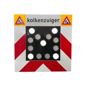 Actieframe 100x100 cm met LED pijl