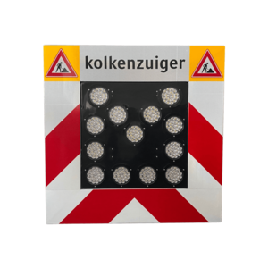 Actieframe 100x100 cm met LED pijl