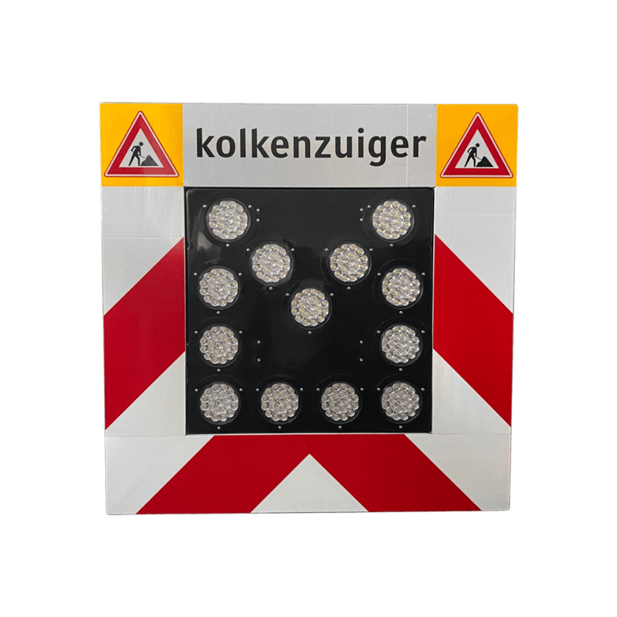 Actieframe 100x100 cm met LED pijl