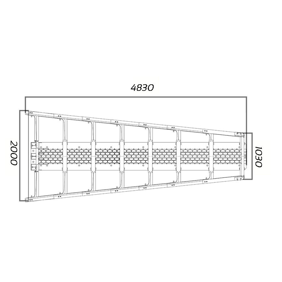 Obstakelbeveiliger Leonidas 100 Wide