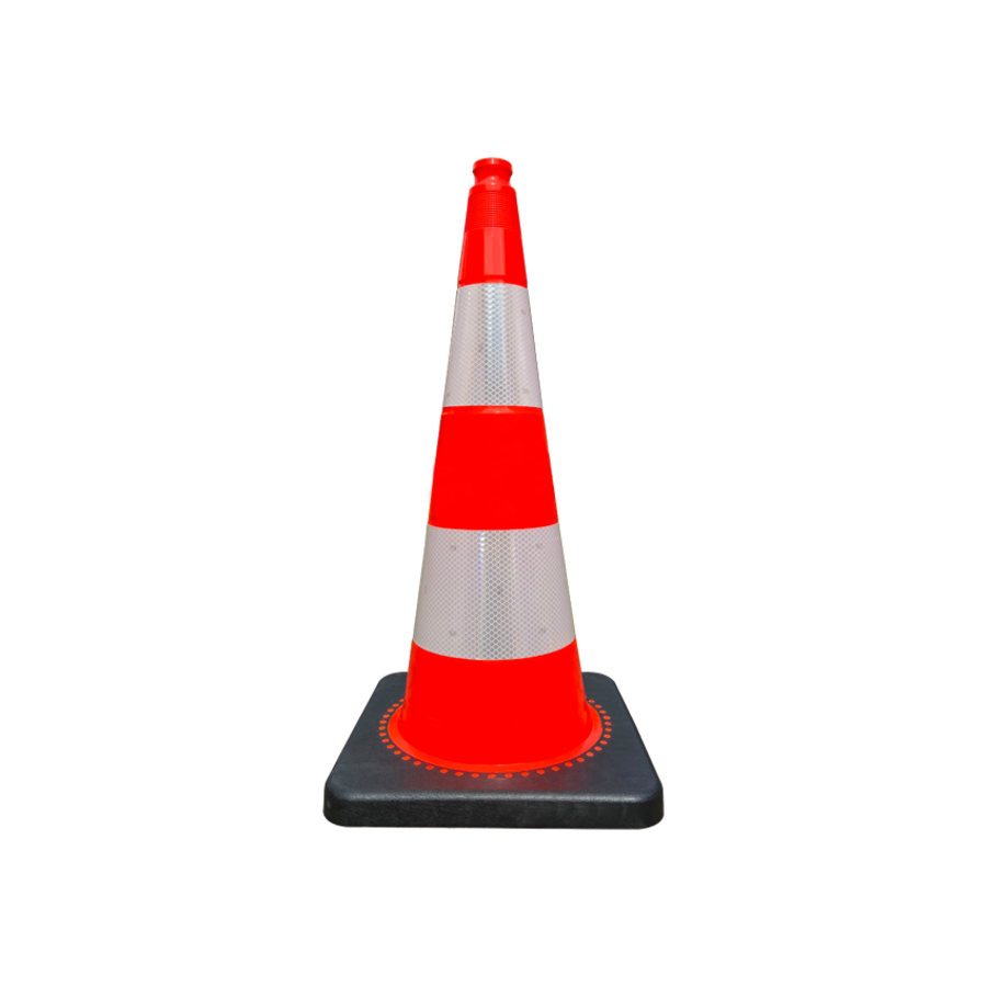 Traffic cone 75 cm orange with 2 reflective tapes RA2 TSS™ series Traffic cone 75 cm orange with 2 reflective tapes RA2