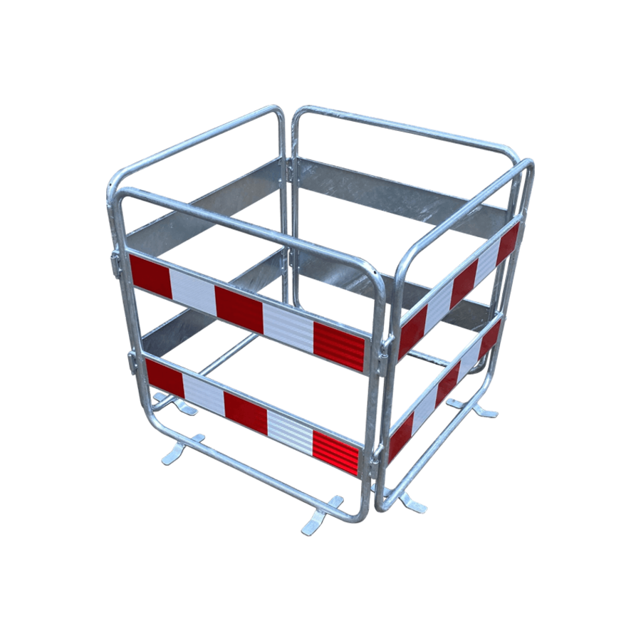 Road worker fence linkable Road worker fence linkable