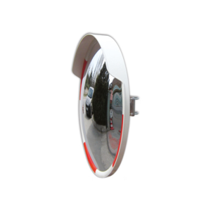 Traffic mirror round 80 cm red/white - Acrylic - Wide viewing angle Traffic mirror round 80 cm red/white - Acrylic - Wide viewing angle