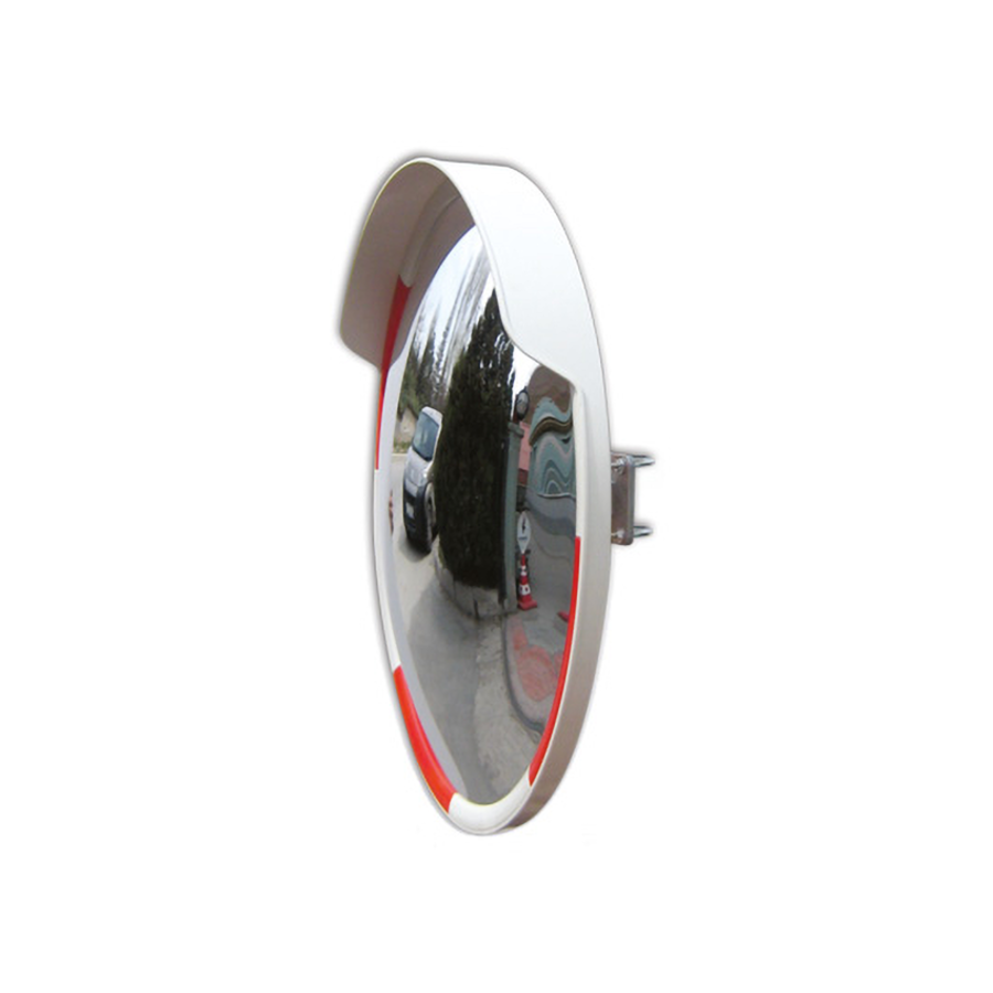 Traffic mirror round 80 cm red/white - Acrylic - Wide viewing angle