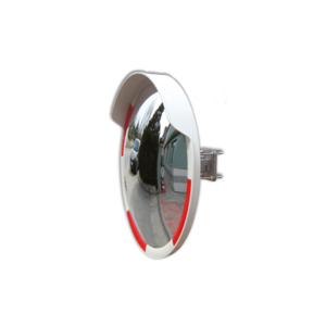 Verkeersspiegel rond 60 cm rood/wit - Acryl - Brede kijkhoek