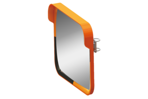 Safety mirror 60 x 80 cm yellow/black - Acrylic - Wide viewing angle Safety mirror 60 x 80 cm yellow/black - Acrylic - Wide viewing angle